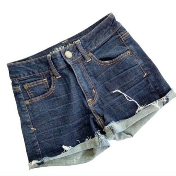 American Eagle Super Stretch Cutoff Shortie 2 - Picture 7 of 7